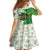 Happy St Patrick's Day Family Matching Short Sleeve Bodycon Dress and Hawaiian Shirt Eat Drink and Be Irish - Wonder Print Shop
