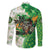 Happy St Patrick's Day Family Matching Short Sleeve Bodycon Dress and Hawaiian Shirt Eat Drink and Be Irish - Wonder Print Shop