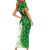 Happy St Patrick's Day Family Matching Short Sleeve Bodycon Dress and Hawaiian Shirt Eat Drink and Be Irish - Wonder Print Shop
