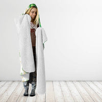 Happy St Patrick's Day Hooded Blanket Eat Drink and Be Irish