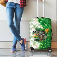Happy St Patrick's Day Luggage Cover Eat Drink and Be Irish - Wonder Print Shop