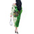 Happy St Patrick's Day Off The Shoulder Long Sleeve Dress Eat Drink and Be Irish - Wonder Print Shop