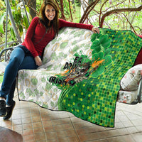 Happy St Patrick's Day Quilt Eat Drink and Be Irish - Wonder Print Shop