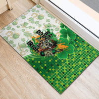 Happy St Patrick's Day Rubber Doormat Eat Drink and Be Irish - Wonder Print Shop