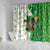 Happy St Patrick's Day Shower Curtain Eat Drink and Be Irish