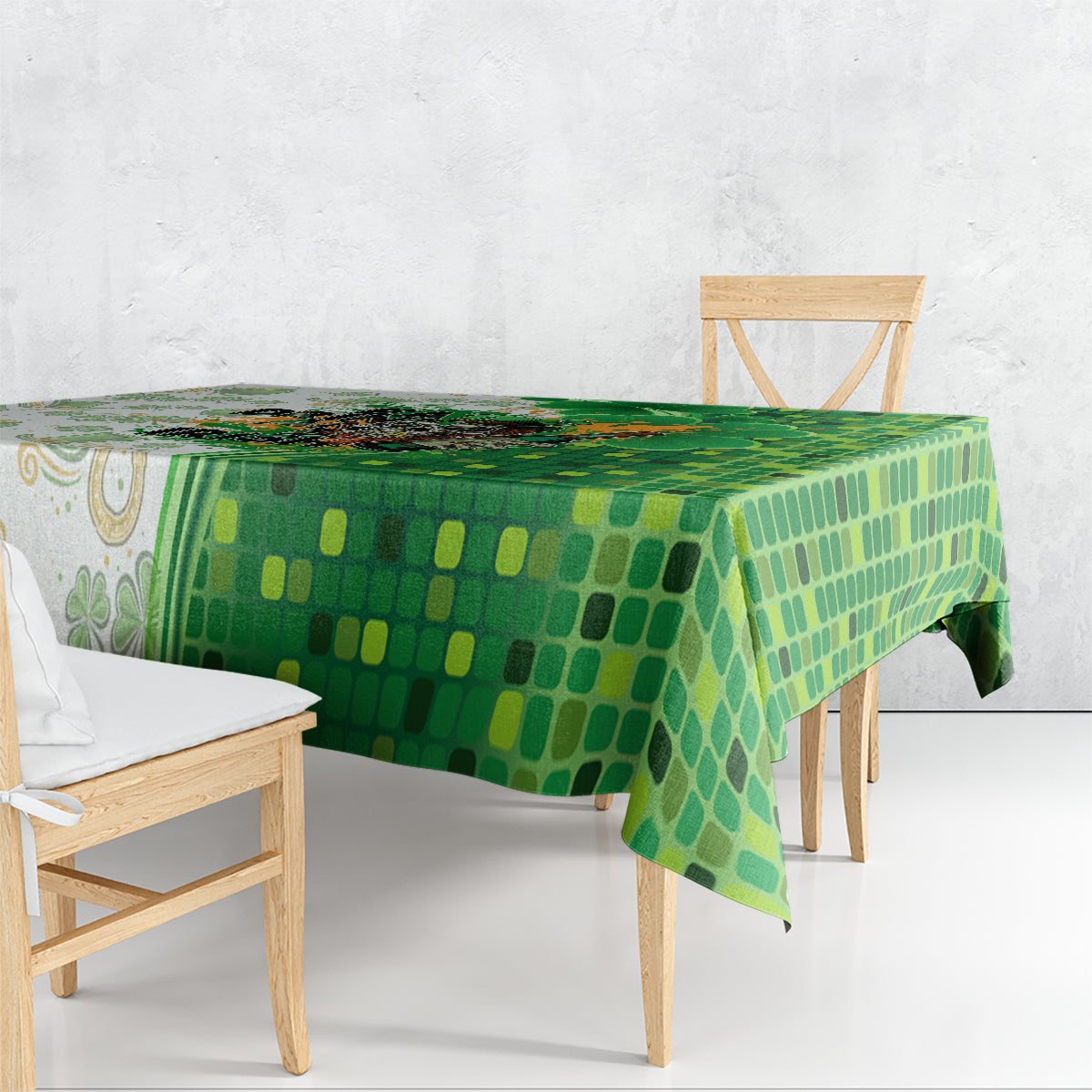 Happy St Patrick's Day Tablecloth Eat Drink and Be Irish - Wonder Print Shop