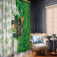 Happy St Patrick's Day Window Curtain Eat Drink and Be Irish - Wonder Print Shop
