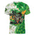 Happy St Patrick's Day Women V Neck T Shirt Eat Drink and Be Irish - Wonder Print Shop