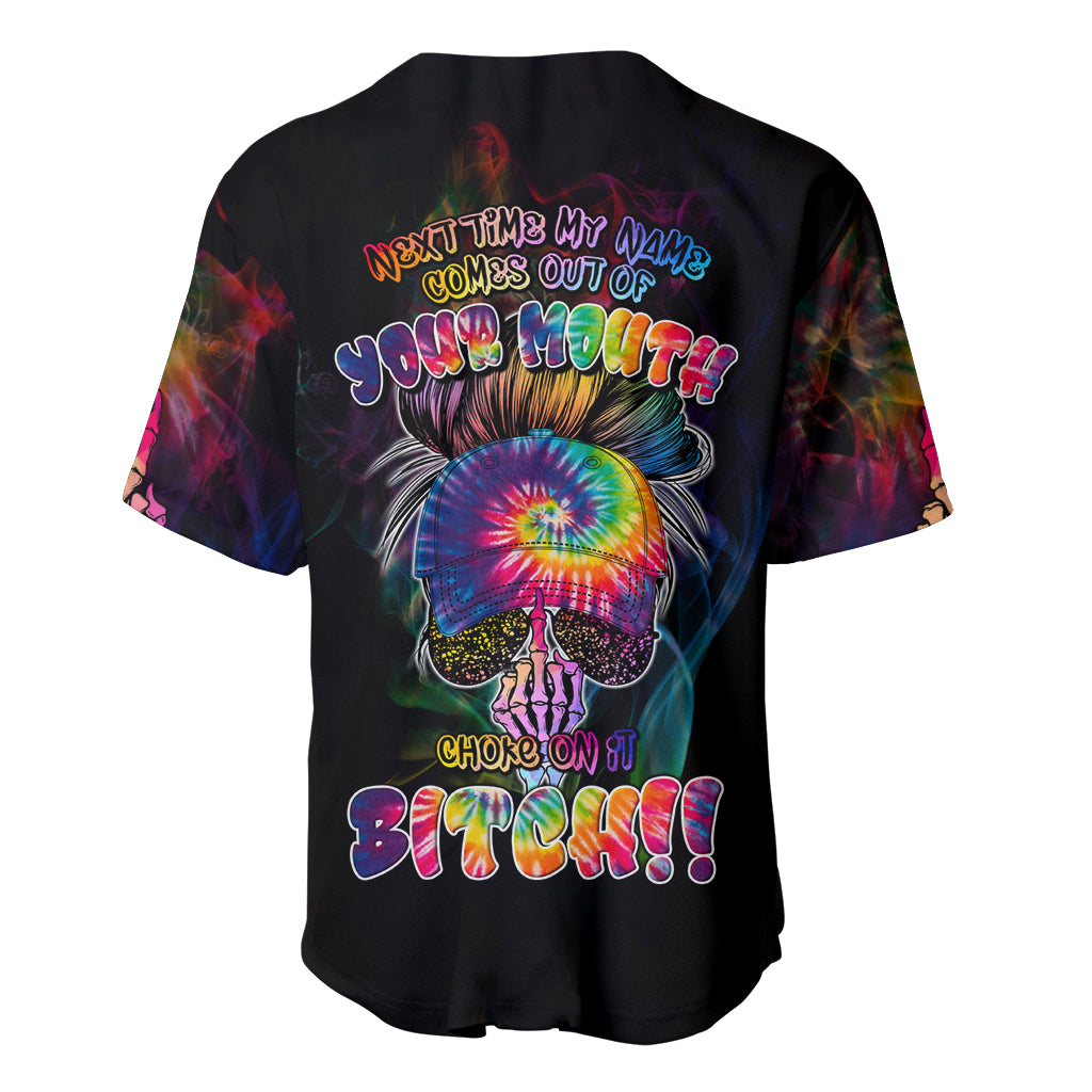 Next Time My Name Comes Out Of Your Mouth Baseball Jersey - Wonder Print Shop