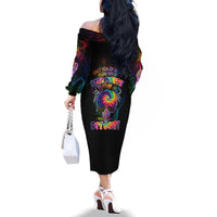 Next Time My Name Comes Out Of Your Mouth Family Matching Off Shoulder Long Sleeve Dress and Hawaiian Shirt - Wonder Print Shop