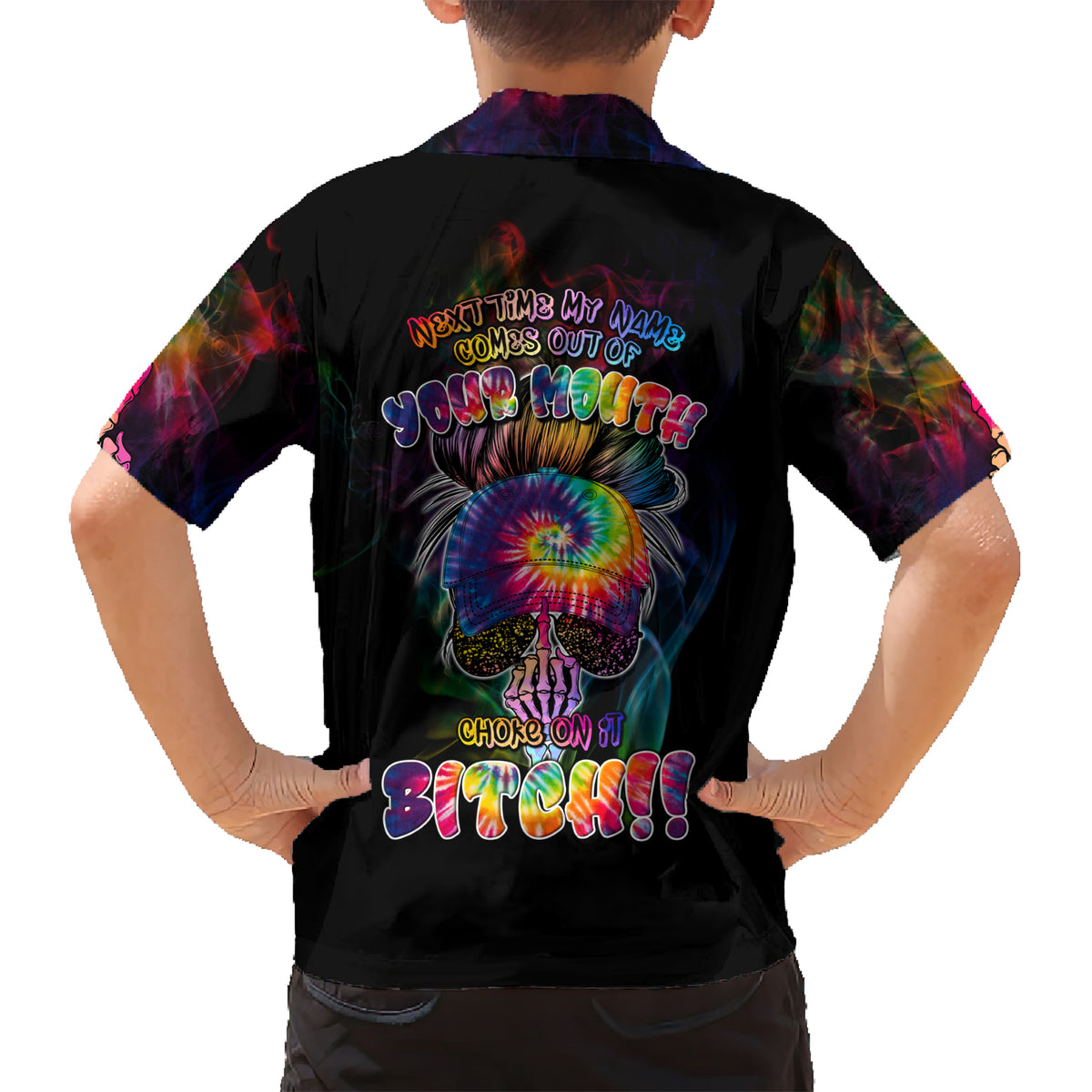 Next Time My Name Comes Out Of Your Mouth Kid Hawaiian Shirt - Wonder Print Shop
