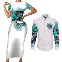 Im Not Always A Bitch Just Kidding Go Fuck Yourself Couples Matching Short Sleeve Bodycon Dress and Long Sleeve Button Shirts - Wonder Print Shop