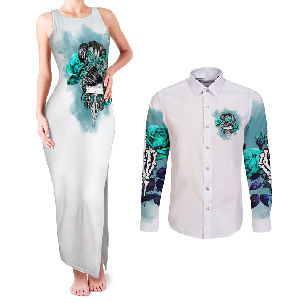 Im Not Always A Bitch Just Kidding Go Fuck Yourself Couples Matching Tank Maxi Dress and Long Sleeve Button Shirts - Wonder Print Shop