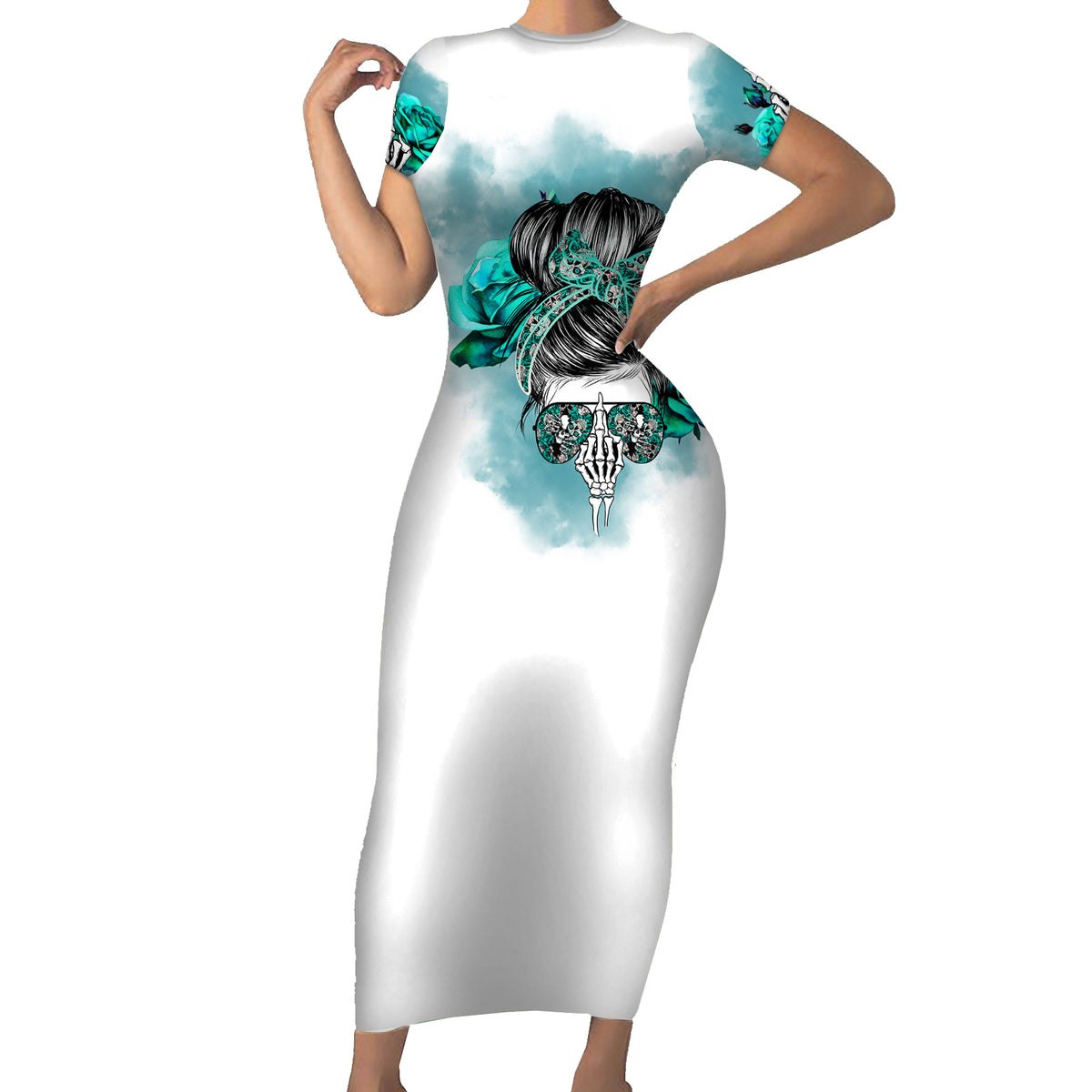 Im Not Always A Bitch Just Kidding Go Fuck Yourself Family Matching Short Sleeve Bodycon Dress and Hawaiian Shirt - Wonder Print Shop