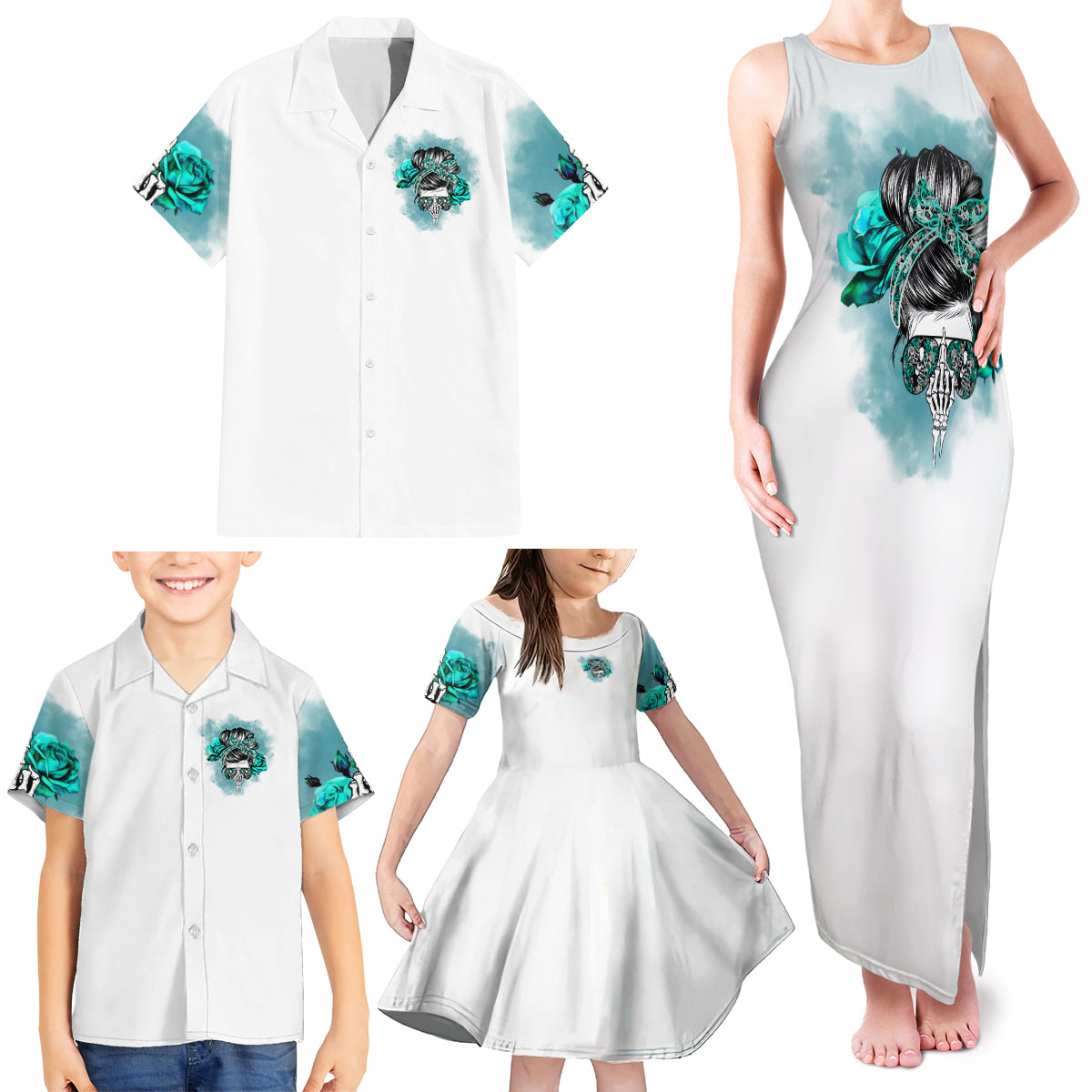 Im Not Always A Bitch Just Kidding Go Fuck Yourself Family Matching Tank Maxi Dress and Hawaiian Shirt - Wonder Print Shop