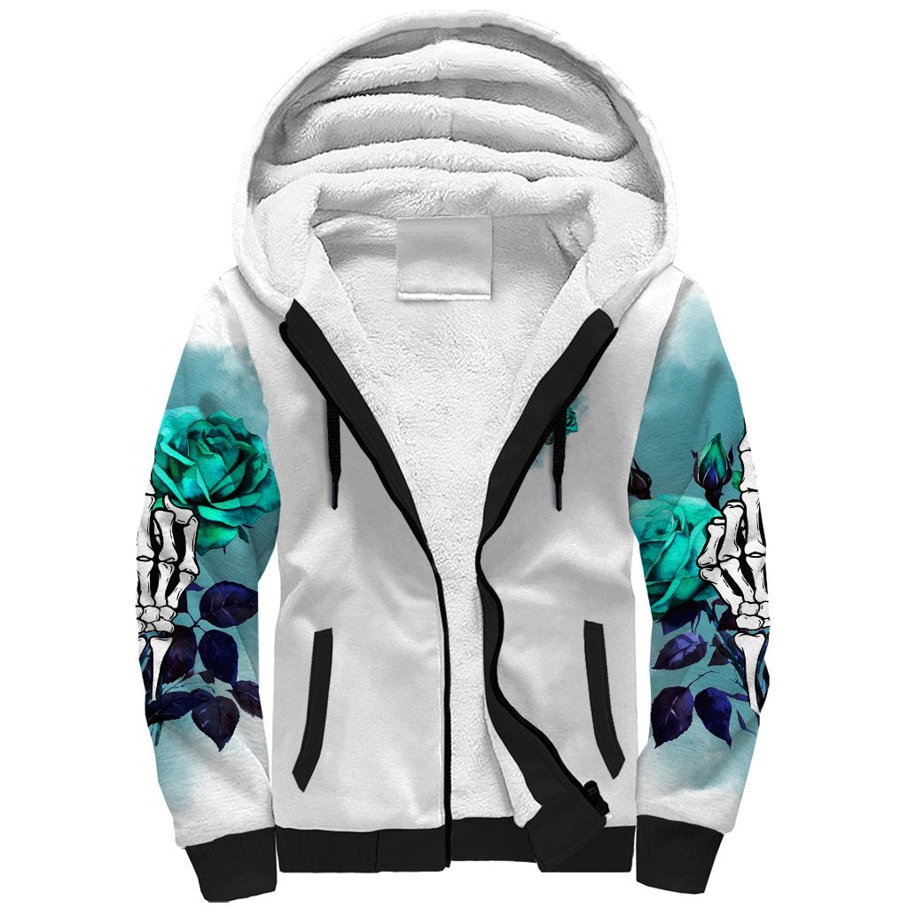 Im Not Always A Bitch Just Kidding Go Fuck Yourself Sherpa Hoodie - Wonder Print Shop