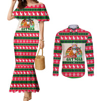 merry-christmas-cat-couples-matching-mermaid-dress-and-long-sleeve-button-shirt-meowy-catmas-xmas-tree