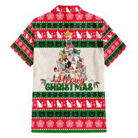 Merry Christmas Cat Hawaiian Shirt Meowy Catmas Xmas Tree - Wonder Print Shop