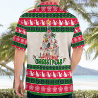 Merry Christmas Cat Hawaiian Shirt Meowy Catmas Xmas Tree - Wonder Print Shop
