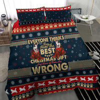 Merry Wet Nosemas Bedding Set Christmas Husky - Wonder Print Shop