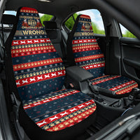 Merry Wet Nosemas Car Seat Cover Christmas Husky - Wonder Print Shop