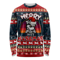 Merry Wet Nosemas Long Sleeve Shirt Christmas Husky - Wonder Print Shop