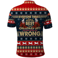 Merry Wet Nosemas Polo Shirt Christmas Husky - Wonder Print Shop