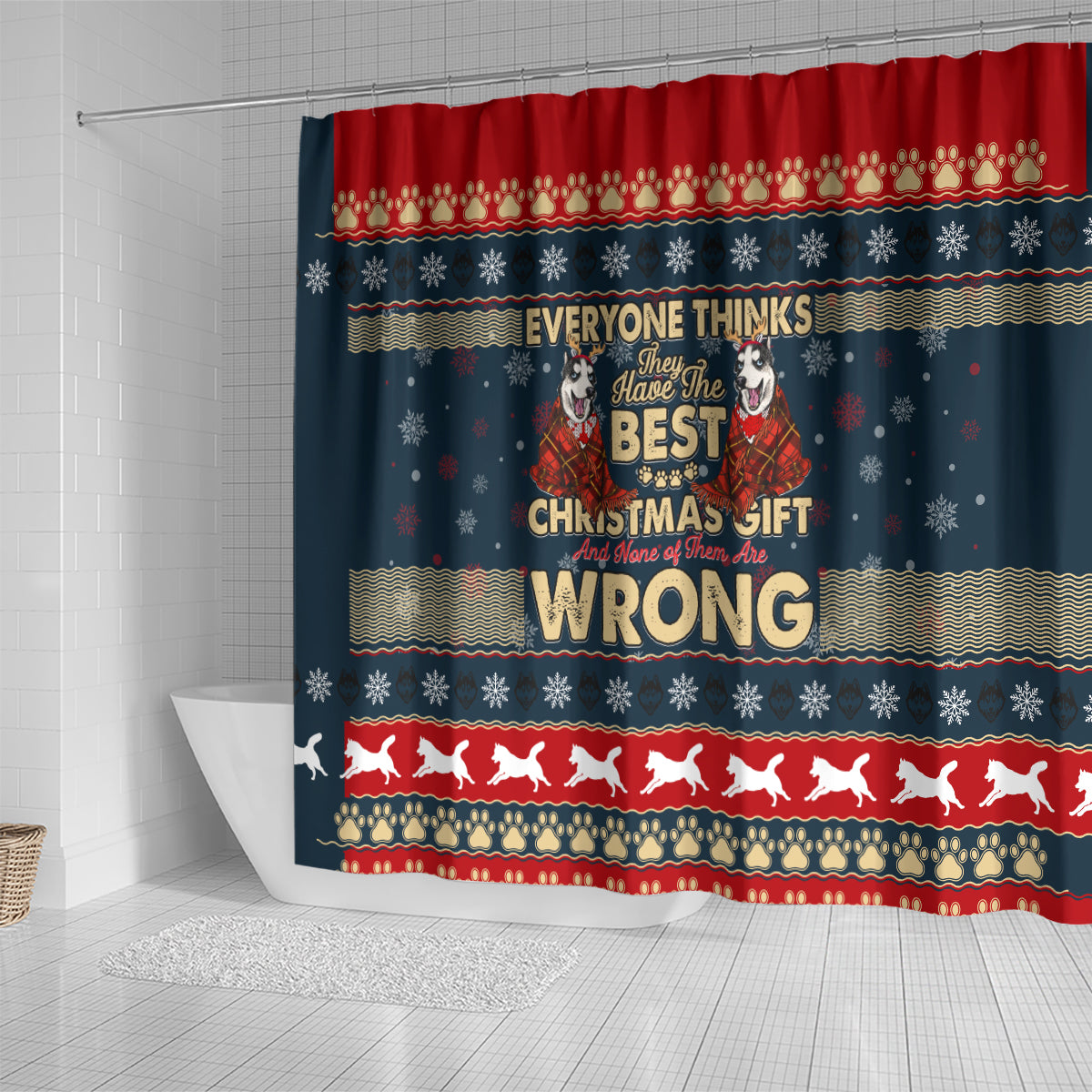 merry-wet-nosemas-shower-curtain-christmas-husky