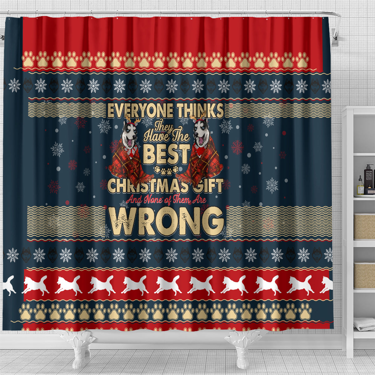 merry-wet-nosemas-shower-curtain-christmas-husky