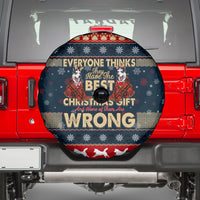 Merry Wet Nosemas Spare Tire Cover Christmas Husky - Wonder Print Shop