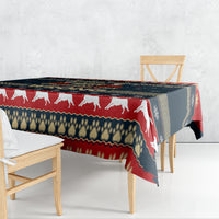 Merry Wet Nosemas Tablecloth Christmas Husky - Wonder Print Shop
