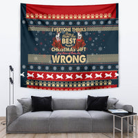 Merry Wet Nosemas Tapestry Christmas Husky - Wonder Print Shop