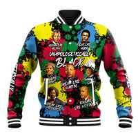 Unapologetically Black Baseball Jacket Civil Rights Leaders - Wonder Print Shop