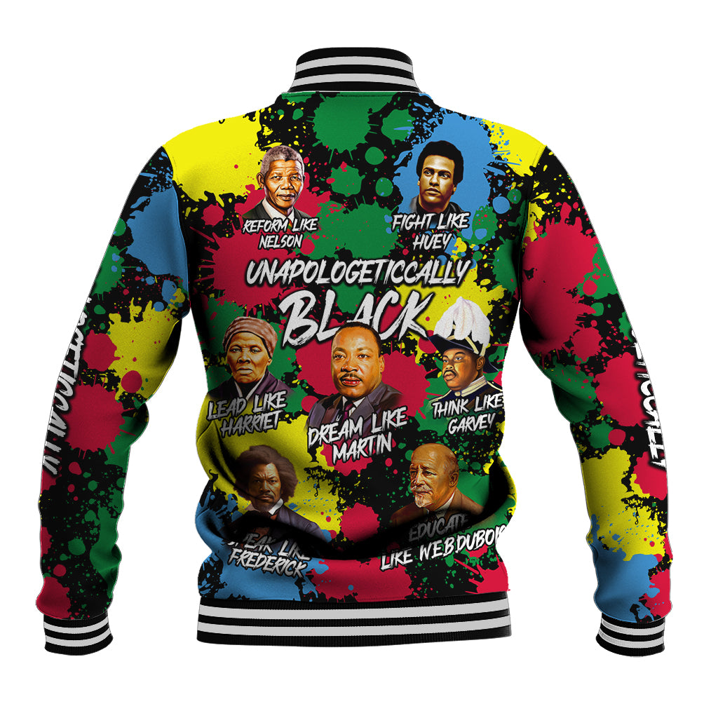 Unapologetically Black Baseball Jacket Civil Rights Leaders - Wonder Print Shop