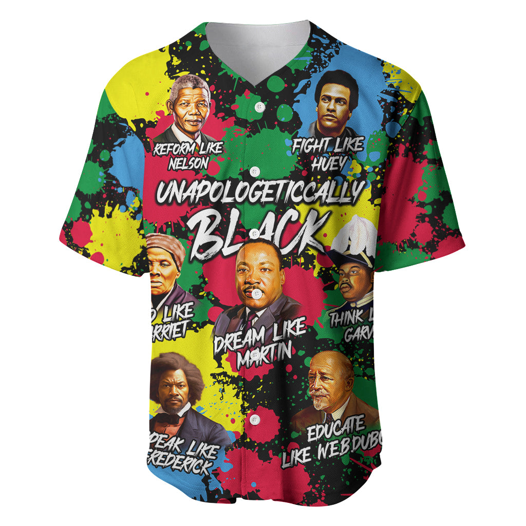 Unapologetically Black Baseball Jersey Civil Rights Leaders