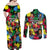 Unapologetically Black Couples Matching Off Shoulder Maxi Dress and Long Sleeve Button Shirt Civil Rights Leaders - Wonder Print Shop