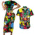 Unapologetically Black Couples Matching Short Sleeve Bodycon Dress and Hawaiian Shirt Civil Rights Leaders - Wonder Print Shop