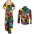 Unapologetically Black Couples Matching Summer Maxi Dress and Long Sleeve Button Shirt Civil Rights Leaders - Wonder Print Shop
