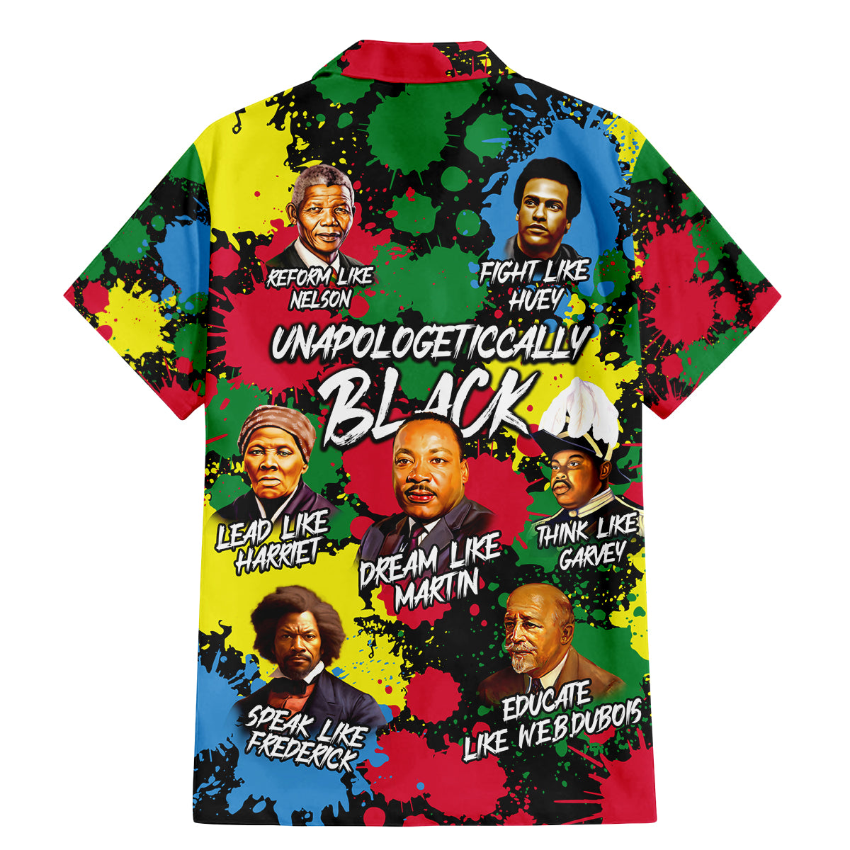 Unapologetically Black Family Matching Mermaid Dress and Hawaiian Shirt Civil Rights Leaders - Wonder Print Shop