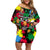 Unapologetically Black Family Matching Off Shoulder Short Dress and Hawaiian Shirt Civil Rights Leaders - Wonder Print Shop