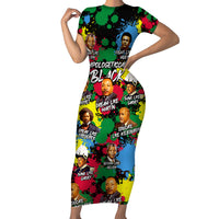 Unapologetically Black Family Matching Short Sleeve Bodycon Dress and Hawaiian Shirt Civil Rights Leaders - Wonder Print Shop