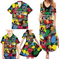 Unapologetically Black Family Matching Summer Maxi Dress and Hawaiian Shirt Civil Rights Leaders - Wonder Print Shop