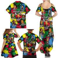 Unapologetically Black Family Matching Summer Maxi Dress and Hawaiian Shirt Civil Rights Leaders - Wonder Print Shop