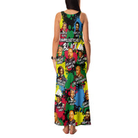 Unapologetically Black Family Matching Tank Maxi Dress and Hawaiian Shirt Civil Rights Leaders - Wonder Print Shop