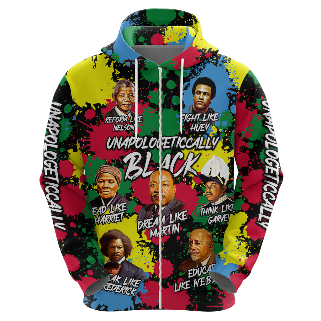 Unapologetically Black Hoodie Civil Rights Leaders - Wonder Print Shop