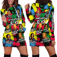 Unapologetically Black Hoodie Dress Civil Rights Leaders - Wonder Print Shop