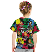 Unapologetically Black Kid T Shirt Civil Rights Leaders - Wonder Print Shop