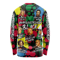 Unapologetically Black Long Sleeve Shirt Civil Rights Leaders - Wonder Print Shop