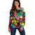 Unapologetically Black Off Shoulder Sweater Civil Rights Leaders - Wonder Print Shop