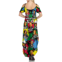 Unapologetically Black Summer Maxi Dress Civil Rights Leaders - Wonder Print Shop